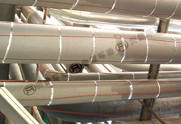 工業(yè)管道電熱帶安裝實(shí)物圖
