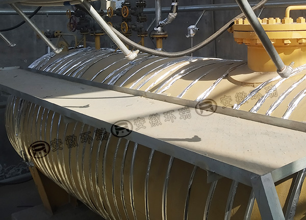 伴熱帶應用罐體保溫實物圖